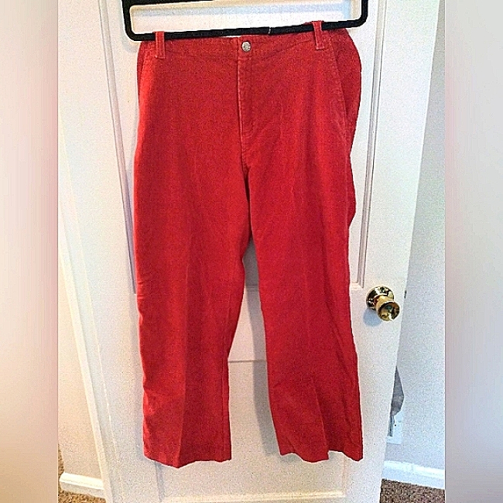 Red Corduroy pants size 14